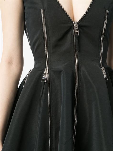 alexander mcqueen zipper dress